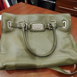 Michael Kors Hunter green shoulder bag